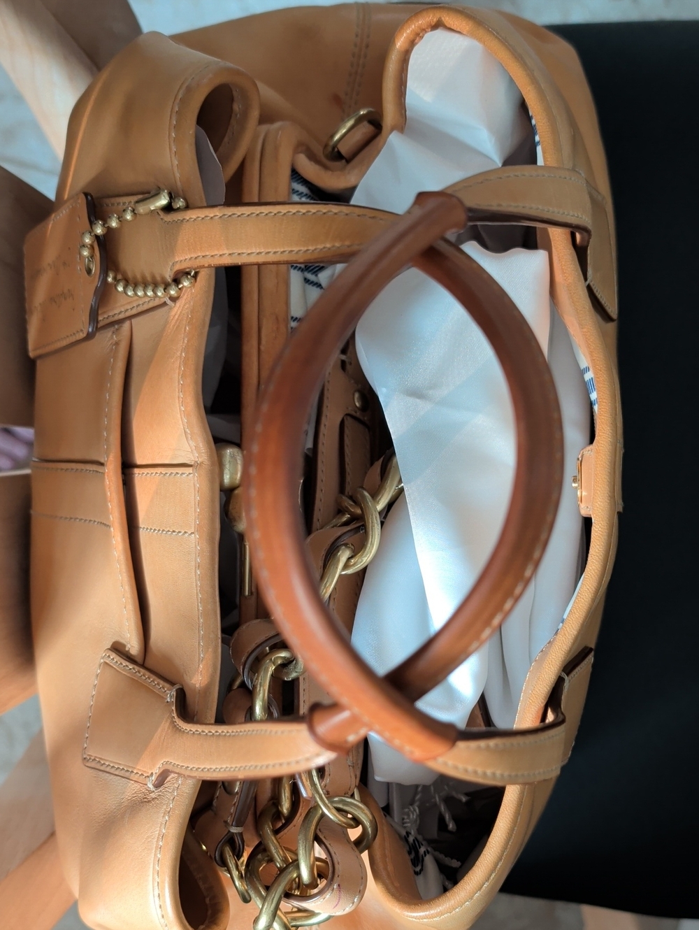 Coach Hamptons Convertible Kisslock Satchel (M0873-14388) GUC - Picture 16 of 16